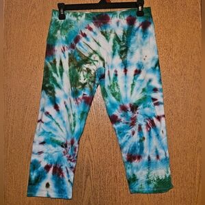 Tie dye leggings size M